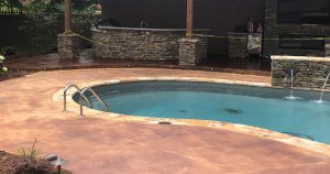stained pool deck in amory ms